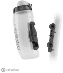 FIDLOCK TWIST SET kulacs, 590 ml, átlátszó + mágneses-csavaros kulacstartó vázra