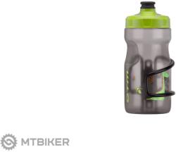 CTM Kaito cumisüveg kosárral, 0, 4 l, füstszínű