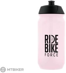 FORCE Ride Bike kulacs, 0.5 l, rózsaszín/fekete
