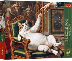 Trefl Puzzle Trefl Premium Plus Pets As Art Majestatea sa pufoasa, 500 de piese Puzzle
