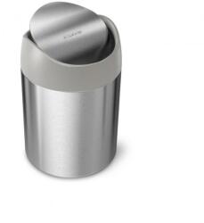 simplehuman CW2084 1.5 literes mini asztali szemetes, rozsdamentes ezüst (001419)