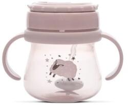 Lorelli Szívószálas itató fogantyúval 250ml - Rose (3800166115870)
