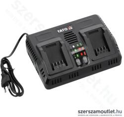 TOYA Intelligens dupla töltő (4, 5A/18V) (YT-828501) (YT-828501)