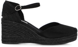 Corina Platforme De Vară Pentru Femei Tip Espadrile Negre M6345 (M6345)
