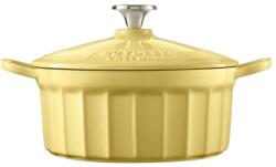 Buydeem Cuptor olandez din fontă emailată 2, 9L, model CP521, culoare galben moale CP521-MY (CP521-MY)