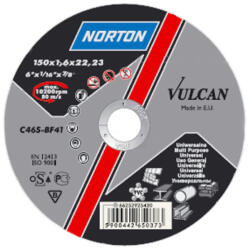 Norton Vágókorong fémre, Norton Vulcan A A30S-BF41, 300 x 3, 0 x 32 mm, maximum 10 200 fordulat/perc, szemcse: A30S, típus: BF41 (TC2230032)