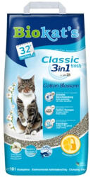 Gimborn Biokat's Classic Fresh 3in1 Cotton Blossom alom 10 l - dogshop