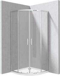Deante Funkia Evo negyedköríves zuhanykabin zuhanytálcával 90x90 cm, króm KYPP0099P (KYPP0099P)