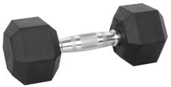 inSPORTline Hatszögletű súlyzó inSPORTline Hexsteel 15 kg, ergonomikus csúszásmentes fogantyú, modern design, precíz kivitelezés (31082)