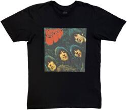 The Beatles Rubber Soul Album Cover Black 2XL Ing (BEATTEE455MB05)