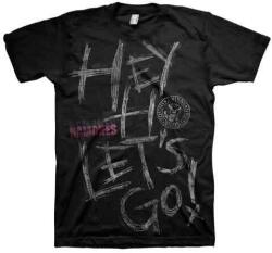 Ramones Hey Ho Black L Ing (RATS08MB03)