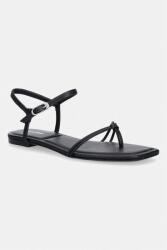 Calvin Klein sandale pentru femei SQUARE FLAT SANDAL STRAP LTH PPY2-OBD0F6_99X