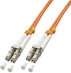 Lindy Patch Cord Fibra Optica 46481, Duplex, MultiMode, OM2, 50/125, LC/LC, 2 m, Orange (46481)