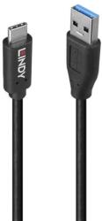 Lindy Cablu de date Lindy 36972, USB-A male - USB-C male, 1.5 m, Black (LY-36972)