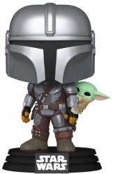 Funko POP Star Wars: M&G - The Mandalorian with Grogu - 818 Figurina