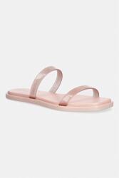 Calvin Klein papuci pentru femei JELLY SNDL DOUB BAR SHINY ST TPU PPY2-OBD0F0_30X