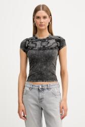 Diesel tricou pentru femei, din bumbac cu elastan T-MELY-CUP PPY2-TSD0DU_99X (A19508.0KICB)