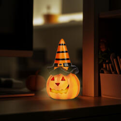 Family Halloween-i LED-es tök - 2 x LR44 - 6, 5 x 11 cm Family 56565 (56565)