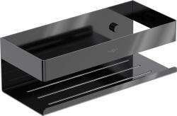 Mexen Brin-L fürdőszobai kosár, fekete króm - 70A8730-73 (70A8730-73)
