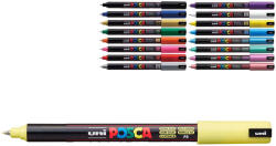 uni Marker varf 0.7 mm UNI Posca PC-1MR roz deschis