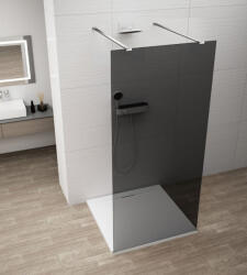 POLYSAN ESCA szabadon álló Walk-in zuhanyfal sötétített üveggel 1000x2100 mm, króm ES1210-05 (ES1210-05)