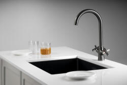 SAPHO Xella konyhai csaptelep, gun metal XE603GM (XE603GM)