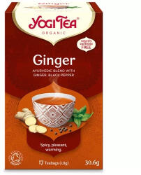 YOGI TEA Bio Gyömbér 17x - doktorpatika