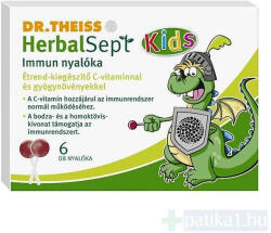 DR THEISS Herbal Sept Kids Nyalóka Immun 6 Darabos - doktorpatika