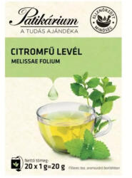 Patikárium Citromfűlevél Orv Tea 20x 1g - doktorpatika