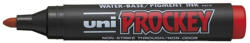 uni PM122 Prockey gömb hegyű piros flipchart marker (2UPM122P) - tintasziget