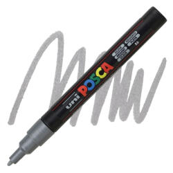 uni Posca PC-3M dekormarker, ezüst (silver) (TUPC3ME)