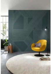  TF00366808 geometrikus mintájú sötétkék tapétaposzter (265x300cm)