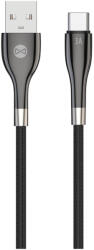 Forever Sleek USB-USB-C kábel 1, 0 m 3A fekete (152773)