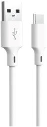 Forever Recycling USB-A - USB-C kábel 1, 5 m 3A KR60-AC-00 fehér (152627)