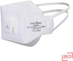 Portwest EAGLE FFP3 szelepes Dolomite összehajtható maszk (Pk10) (P393WHR)