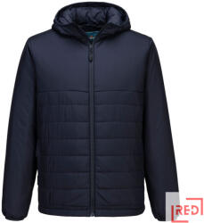 Portwest Hooded Insulated Baffle Jacket (S608NVRL)