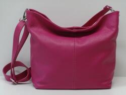 Genuine Női válltáska: pink bőr, 2 rekeszes (1100697)