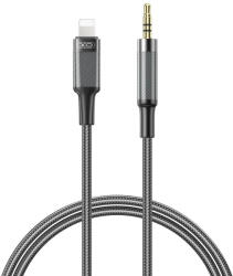 XO audio kábel NB-R279A Lightning-3, 5 mm jack 1, 0 m fekete (NB-R279A)