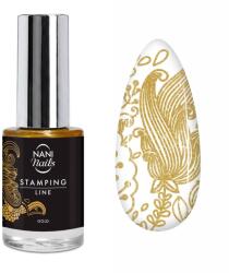 Naní Lac de unghii NANI pentru ștampile 7 ml - Gold