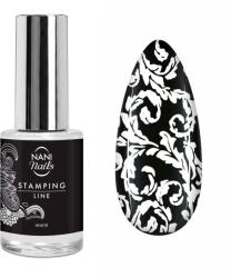 Naní Lac de unghii NANI pentru ștampile 7 ml - White
