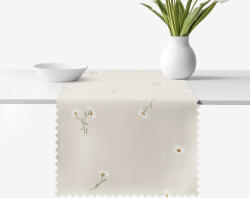 Goldea napron de masă teflonat - margarete 50x120 cm Fata de masa