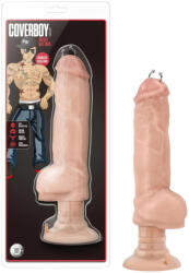 Blush Novelties Bad Boy - piercinges vibrátor - 33cm (natúr)