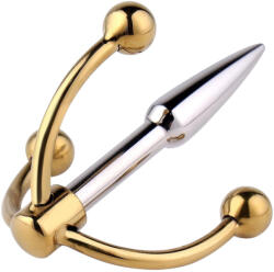 Urethralplay - horgonyos fém dilátor - 4, 5cm (ezüst)