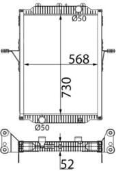 MAHLE Radiator, racire motor MAHLE CR 2793 000S (CR 2793 000S) - fixbox
