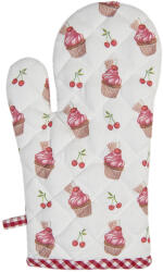 Clayre & Eef Set 2 manusi termice bumbac multicolor Briose 18x30 cm (CUP44deco)