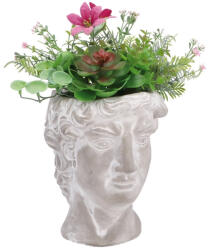 AdTrend Vaza ceramica cu plante artificiale multicolore 18 x 14 x 38 cm (107031A)