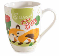 Decorer Cana portelan Kids Animal, Vulpita 8.5x10.5 cm, 350 ml (A72.10.61D)