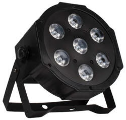 FTS LED 7x18W RGBWA+UV Par Lámpa - Profi Színpadi Világítás, DMX Vezérlés, Színes Fényhatások - hangfenyshop
