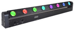 FTS LED BAR 8x12W RGBW Lámpa - DMX vezérlés, Színpadi Világítás - hangfenyshop
