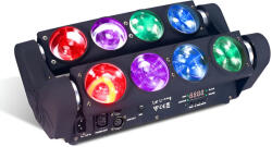 FTS Spider RGBW 8x15W Robotlámpa - Látványos Mozgófejes LED Effekt Fényrendszerekhez - hangfenyshop